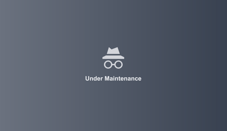 Incognito Market Goes "Under Maintenance" Amidst Speculation of Cooperation with Law Enforcement